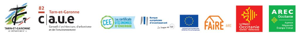 Logos associés au Guichet Renov'Occitanie